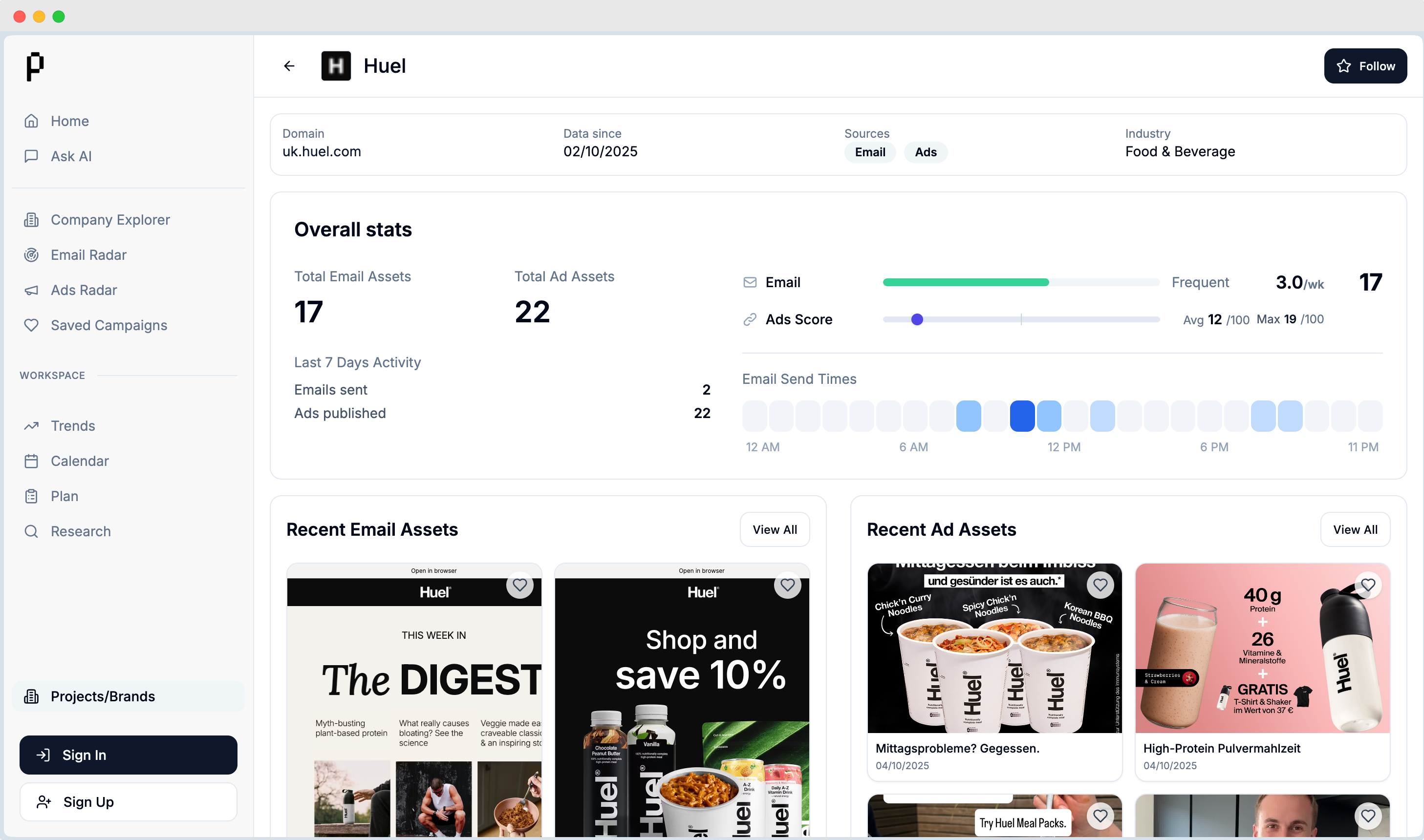 Company Explorer Dashboard